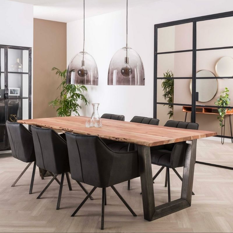 Stół 240cm 38mm drewno akacji naturalnej RVS