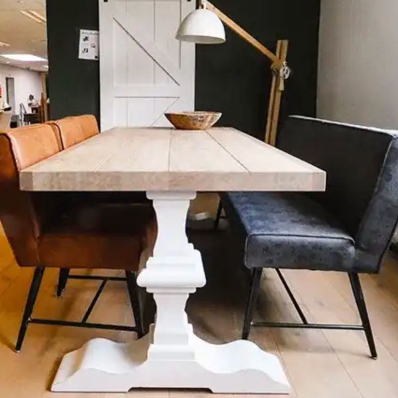 Stół klasztorny Hampton 225×100 cm rustykalny dąb naturalny